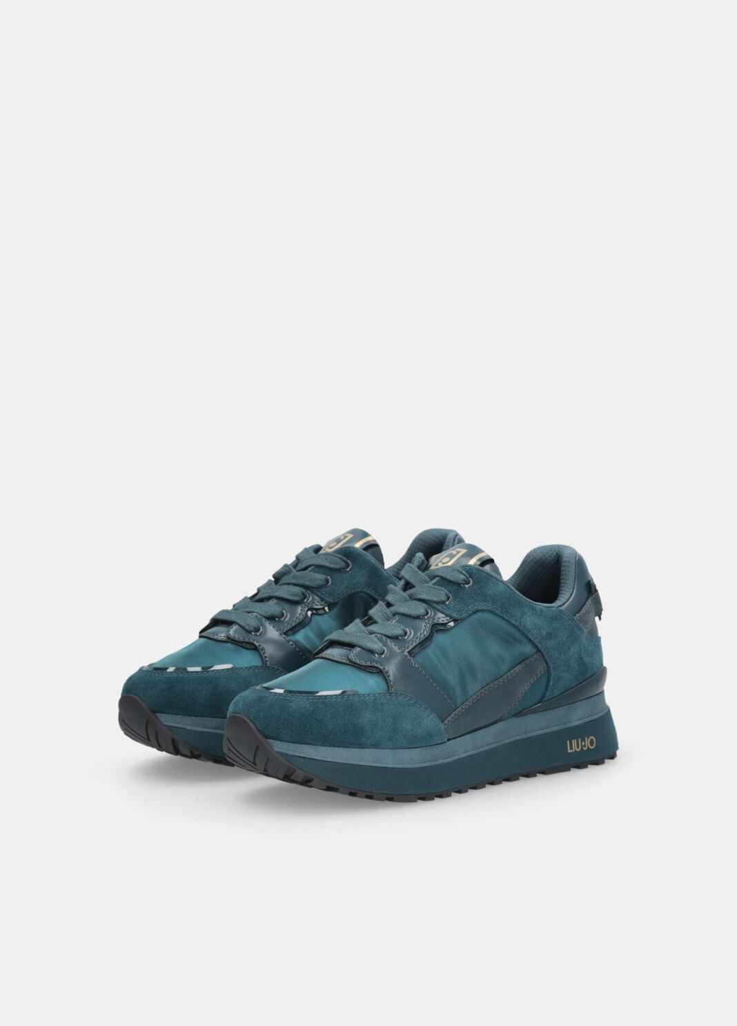 Leather platform sneakers neutral Liu Jo - large image number 2
