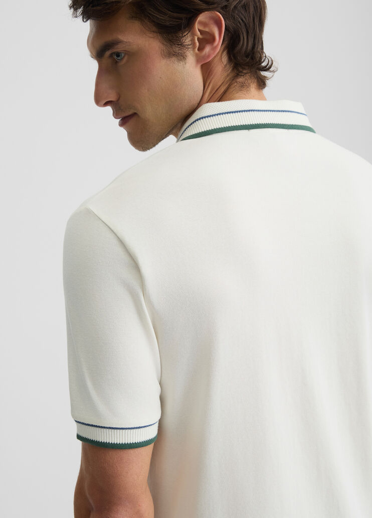 T-shirt with Cuban collar white Liu Jo - medium T-shirt with Cuban collar white Liu Jo - medium