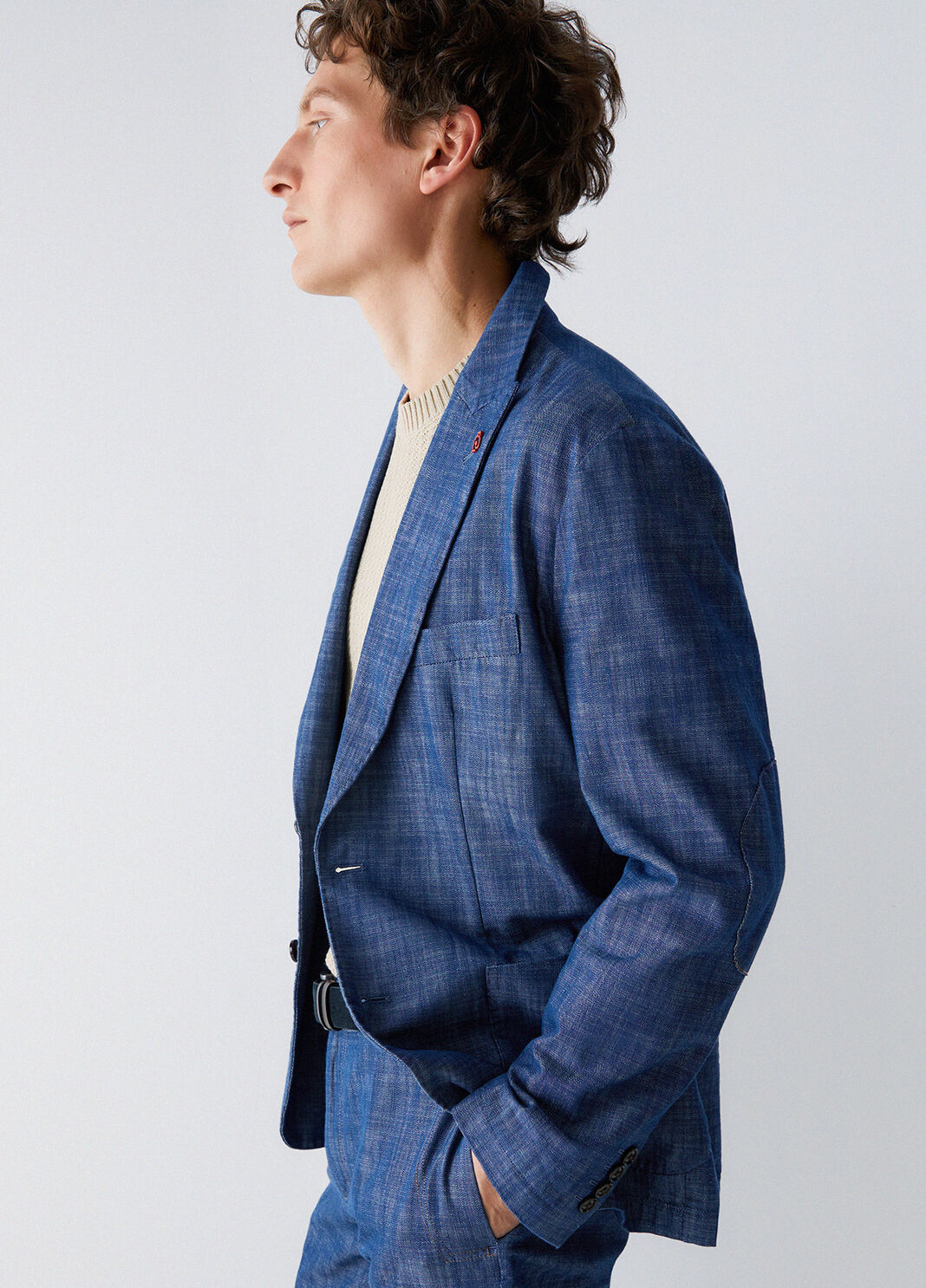 Giacca in denim chambray blu Liu Jo - large image number 2