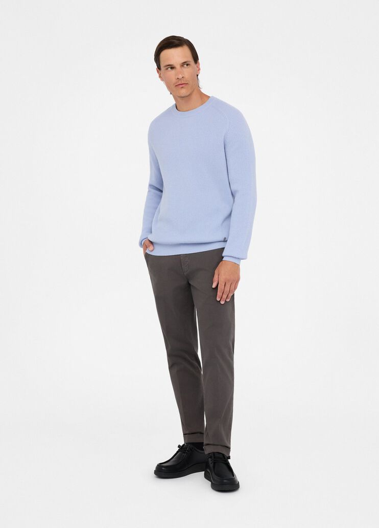 Wool and cashmere jumper air force blue Liu Jo - medium Wool and cashmere jumper air force blue Liu Jo - medium