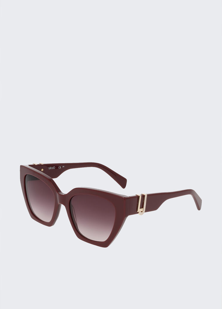Cat-eye sunglasses wine Liu Jo - large image number 1 Cat-eye sunglasses wine Liu Jo - large image number 1