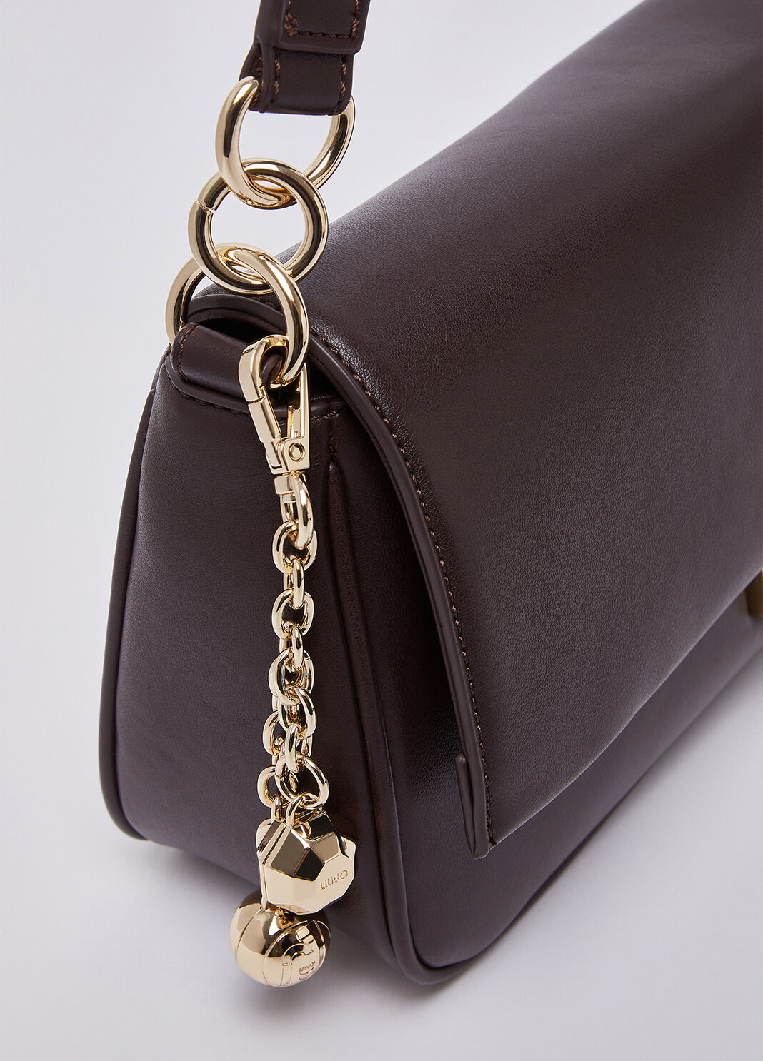 Borsa a spalla media melanzana Liu Jo - large image number 4