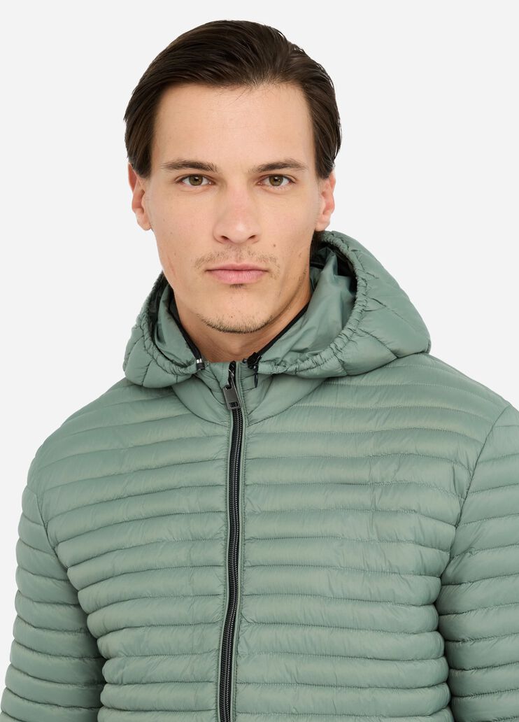 Quilted nylon jacket khaki green Liu Jo - large image number 2 Quilted nylon jacket khaki green Liu Jo - large image number 2