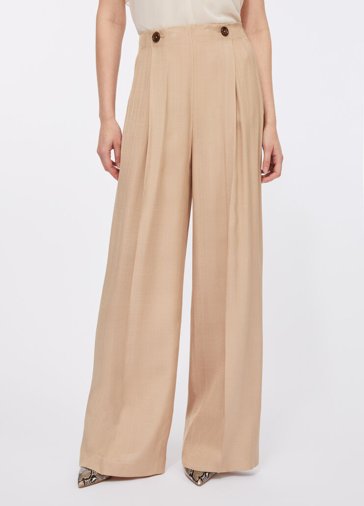 Wide leg trousers beige Liu Jo - large image number 0