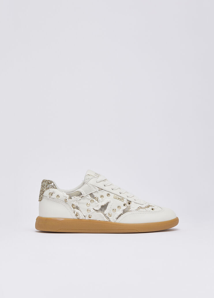 Studded sneakers milky white Liu Jo - medium