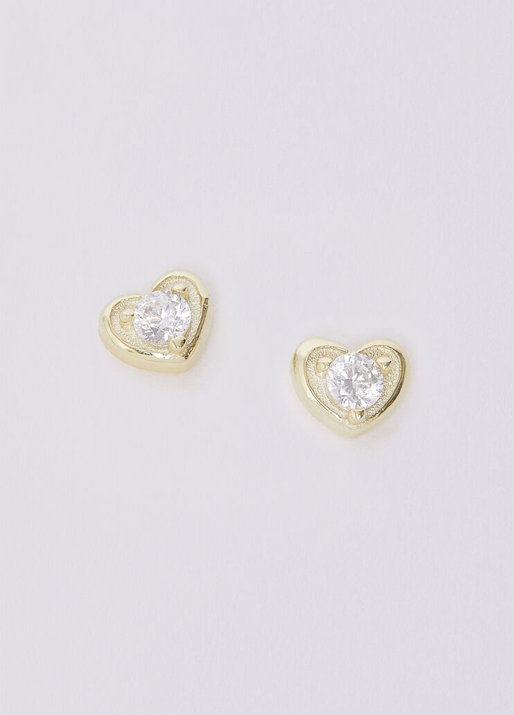 Silver earrings with rhinestones gold colour Liu Jo - medium