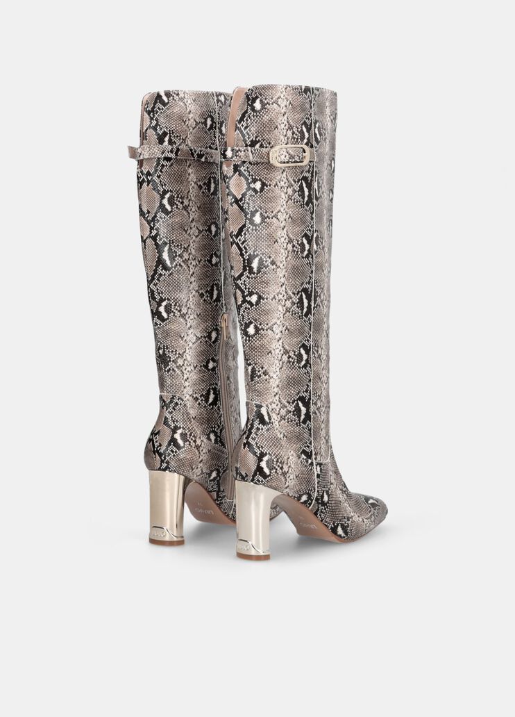 High Python Print Boots rope Liu Jo - medium