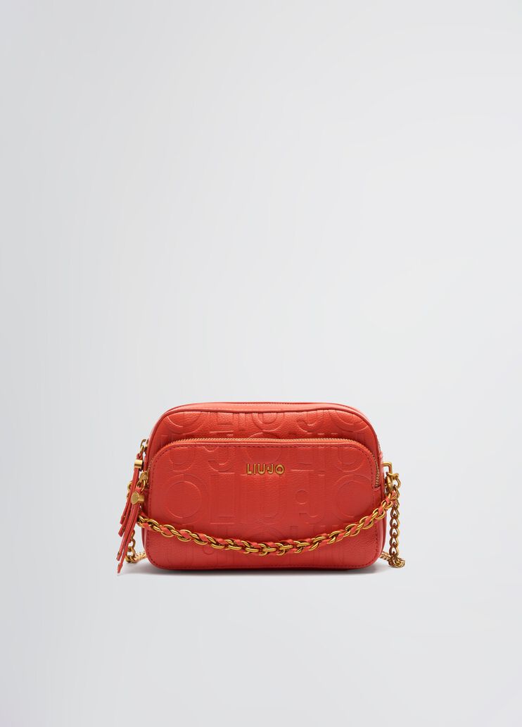 Sac &agrave; bandouli&egrave;re format moyen avec cha&icirc;ne d&eacute;corative citrouille Liu Jo - medium