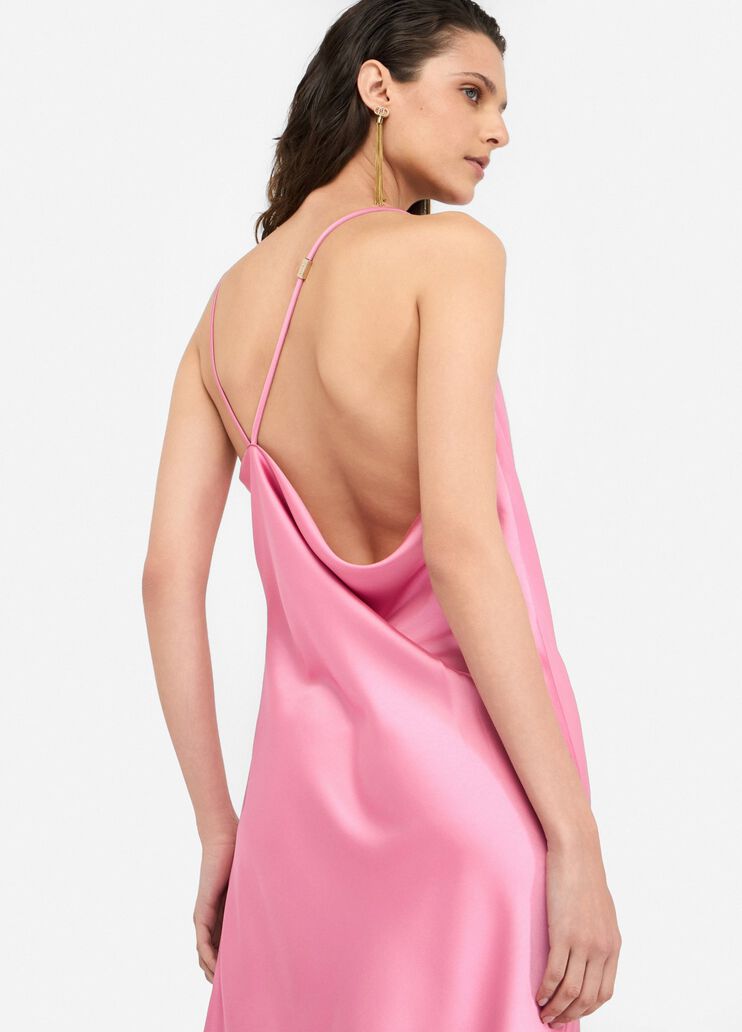 Dressy satin dress pink Liu Jo - large image number 4 Dressy satin dress pink Liu Jo - large image number 4