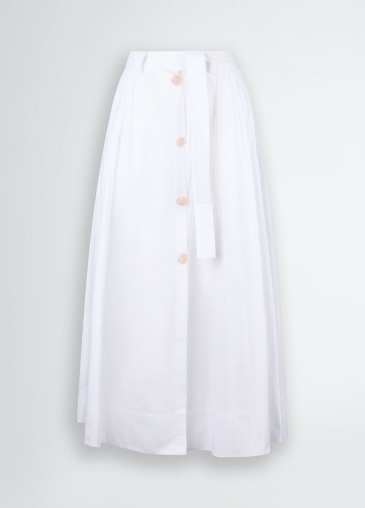 White midi skirt white Liu Jo - large image number 6 White midi skirt white Liu Jo - large image number 6