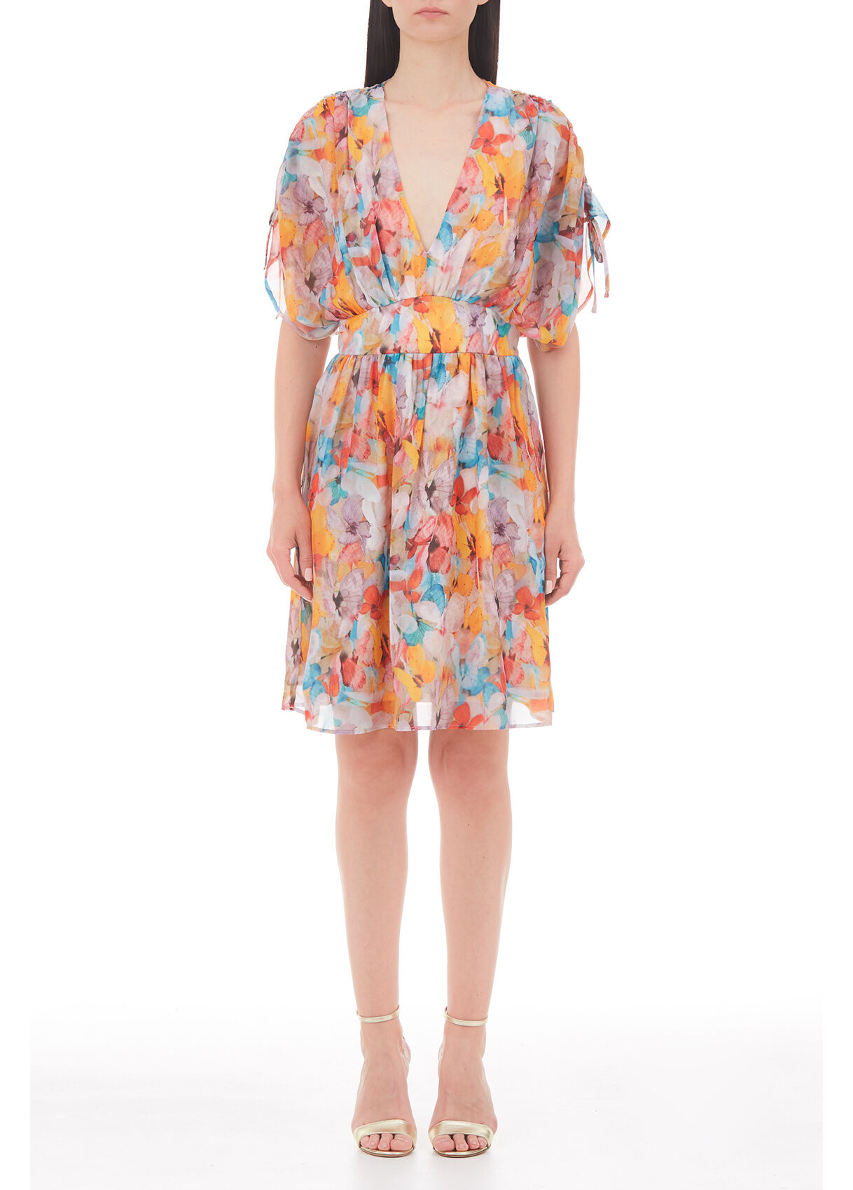 Short flowery dress colour multicolour butterflies Liu Jo