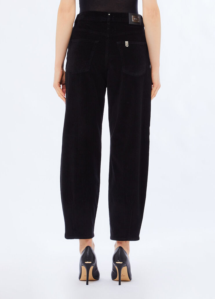 Pantaloni balloon in velluto nero Liu Jo - medium