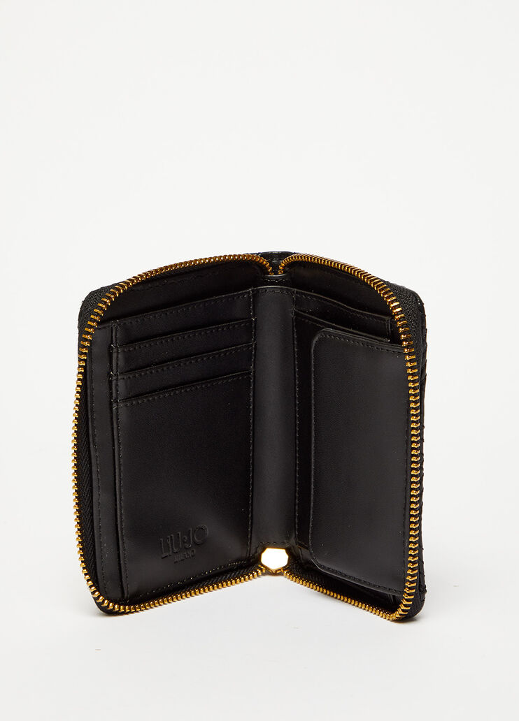 Large matelassé wallet black Liu Jo - large image number 3