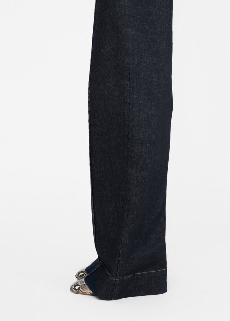 Flared cotton jeans dark denim Liu Jo - large image number 3 Flared cotton jeans dark denim Liu Jo - large image number 3