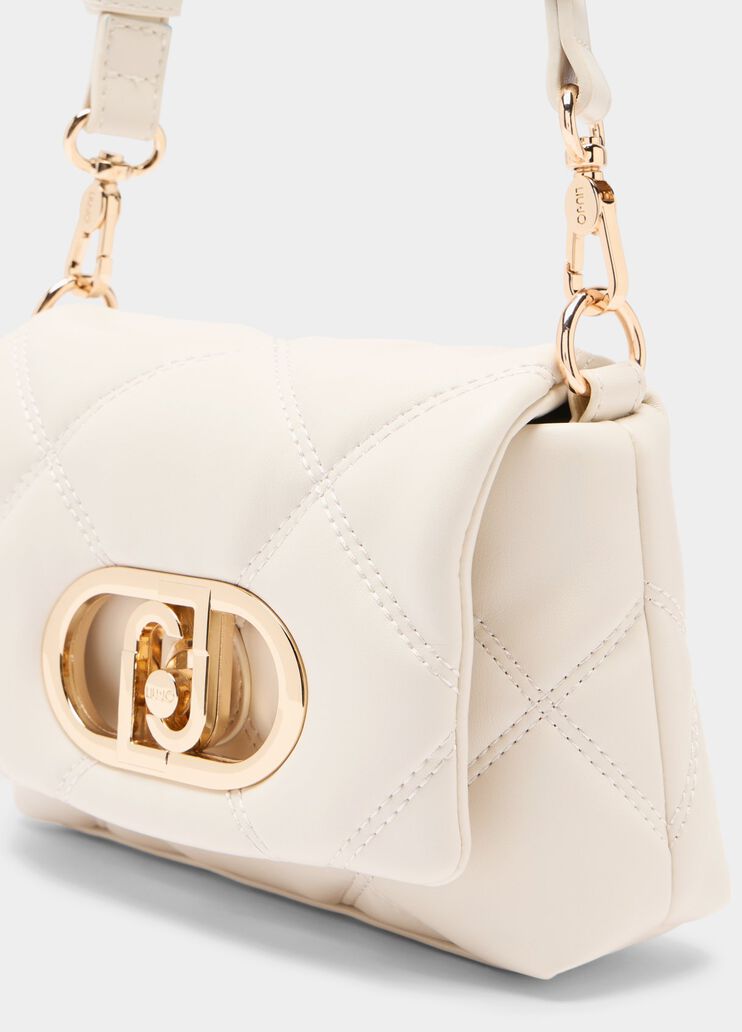 Sac LaPuffy petit modèle matelassé crème Liu Jo - medium