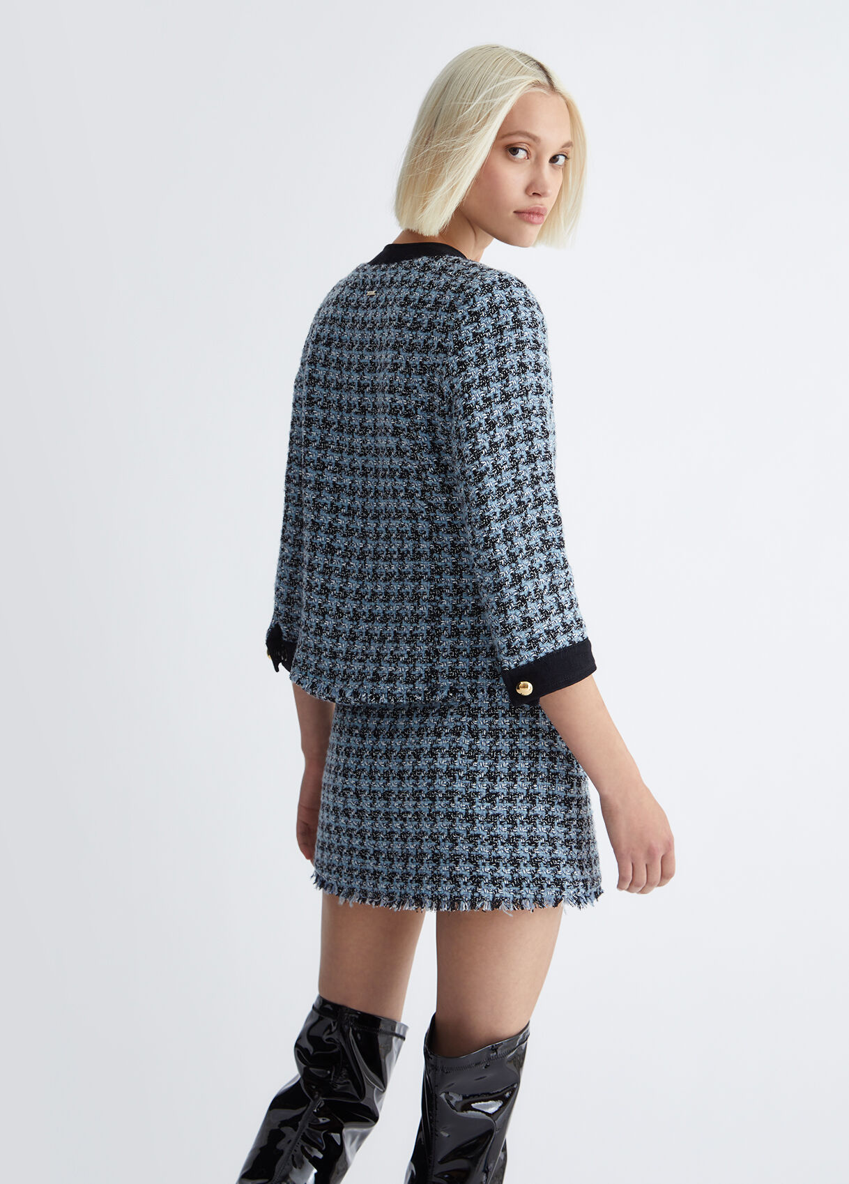 Veste Mi-longue En Cuir Suédé Rose LIU-JO - Taille 38 FR (42 IT) - Neuve Sans étiquettes