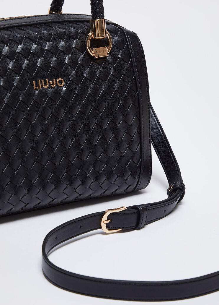 Borsa Liu Jo Ama Hobo - Ecopelle Nera Con Tracolla Regolabile - Foto 5