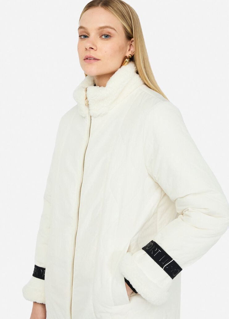 Reversible coat milk white Liu Jo - medium Reversible coat milk white Liu Jo - medium