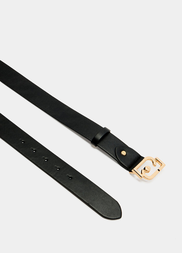 Belt with logo buckle black Liu Jo - large image number 4
