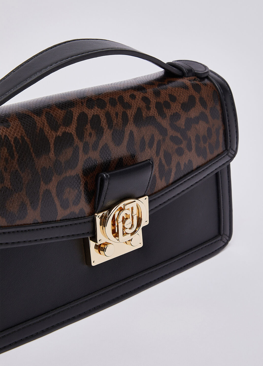 Kleine Umh&auml;ngetasche mit Animal-Print Schwarz Animal-Print Liu Jo - large image number 4