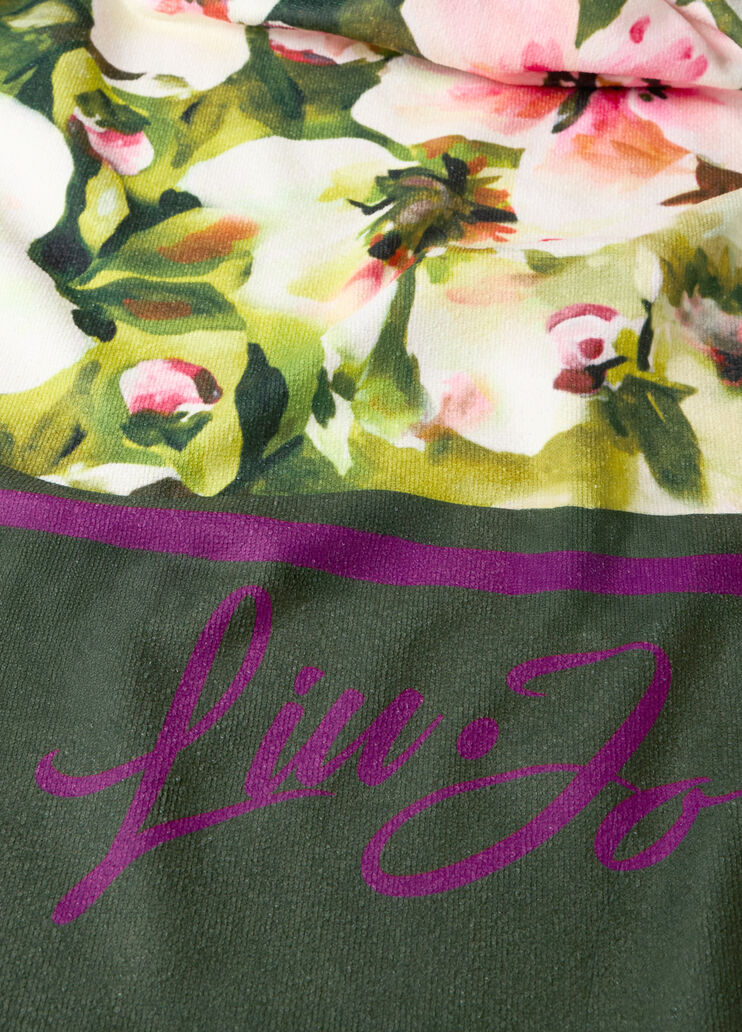 Beach towel with floral print floral Liu Jo - large image number 3 Beach towel with floral print floral Liu Jo - large image number 3