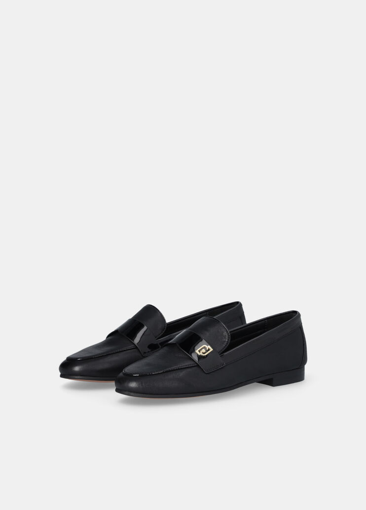 Leather moccasins black Liu Jo - large image number 1 Leather moccasins black Liu Jo - large image number 1