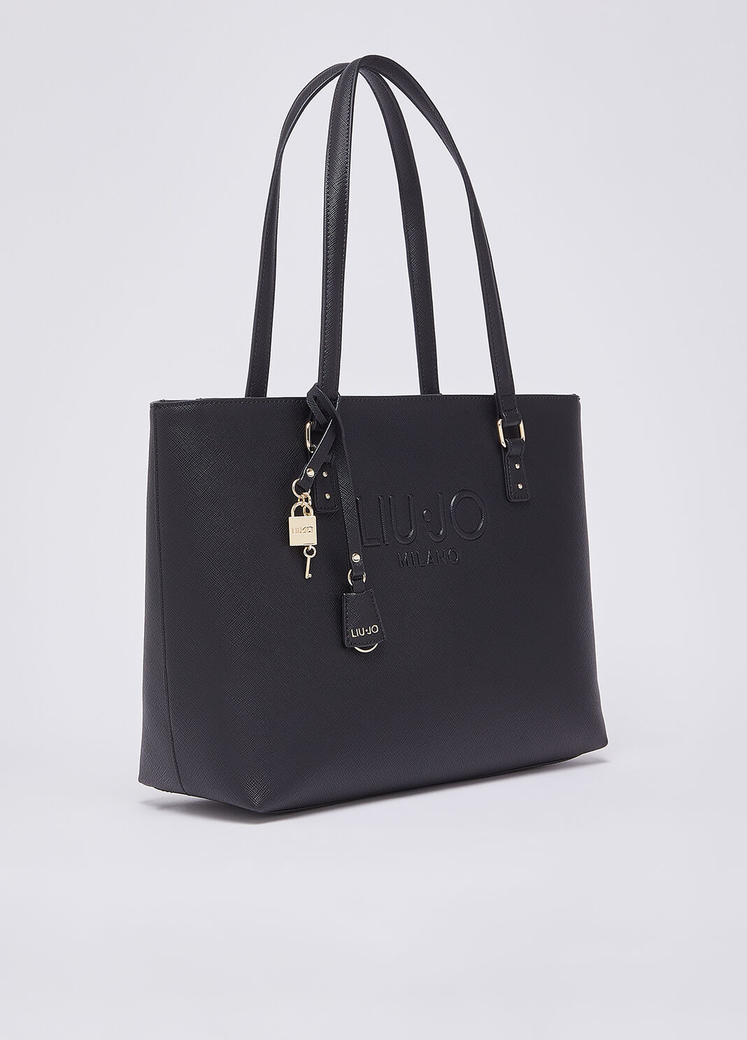 Gro&szlig;e Tote Bag mit Anh&auml;nger schwarz Liu Jo - large image number 2