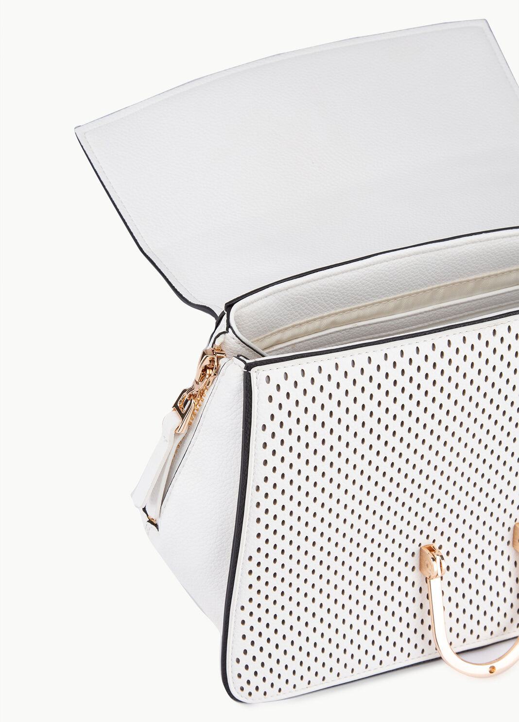 Borsa a mano traforata Bianco lana Liu Jo - large image number 4