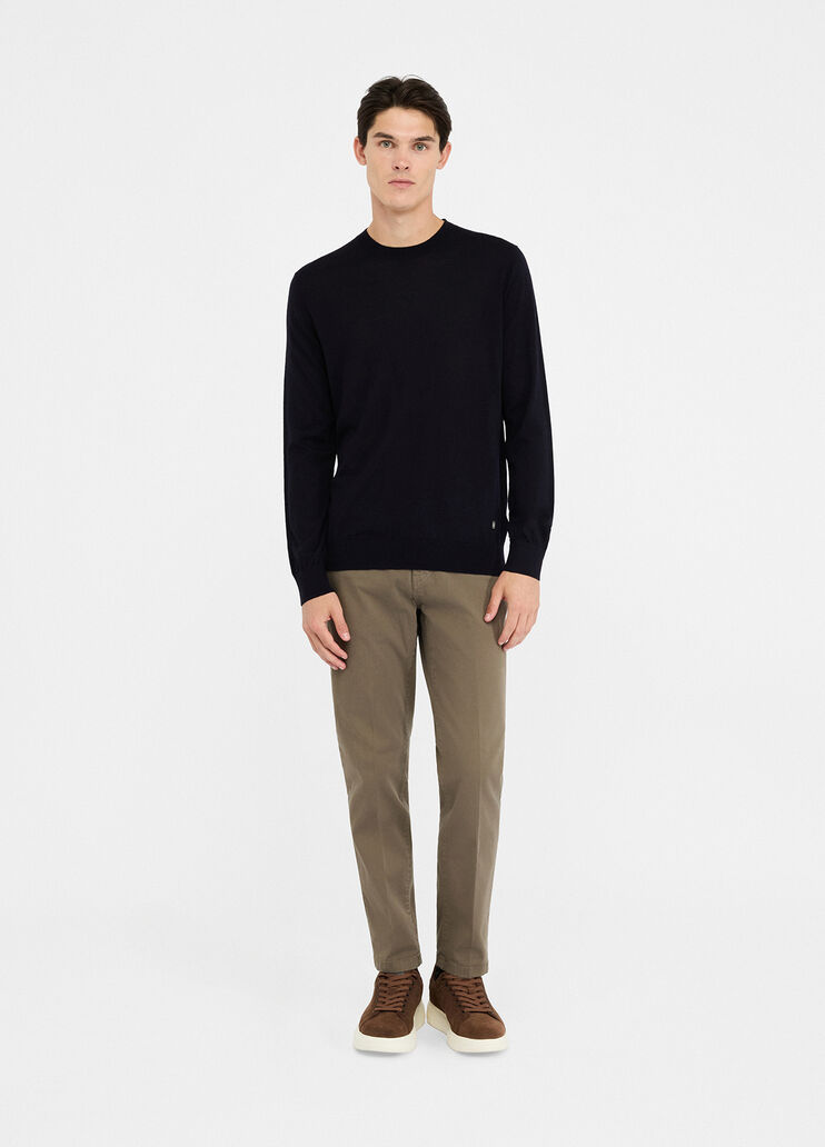 100% wool jumper dark blue Liu Jo - large image number 5