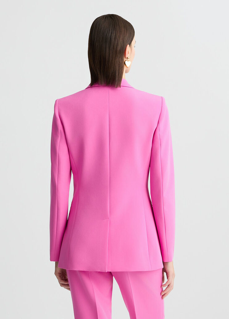 Double-breasted blazer pink Liu Jo - large image number 1 Double-breasted blazer pink Liu Jo - large image number 1