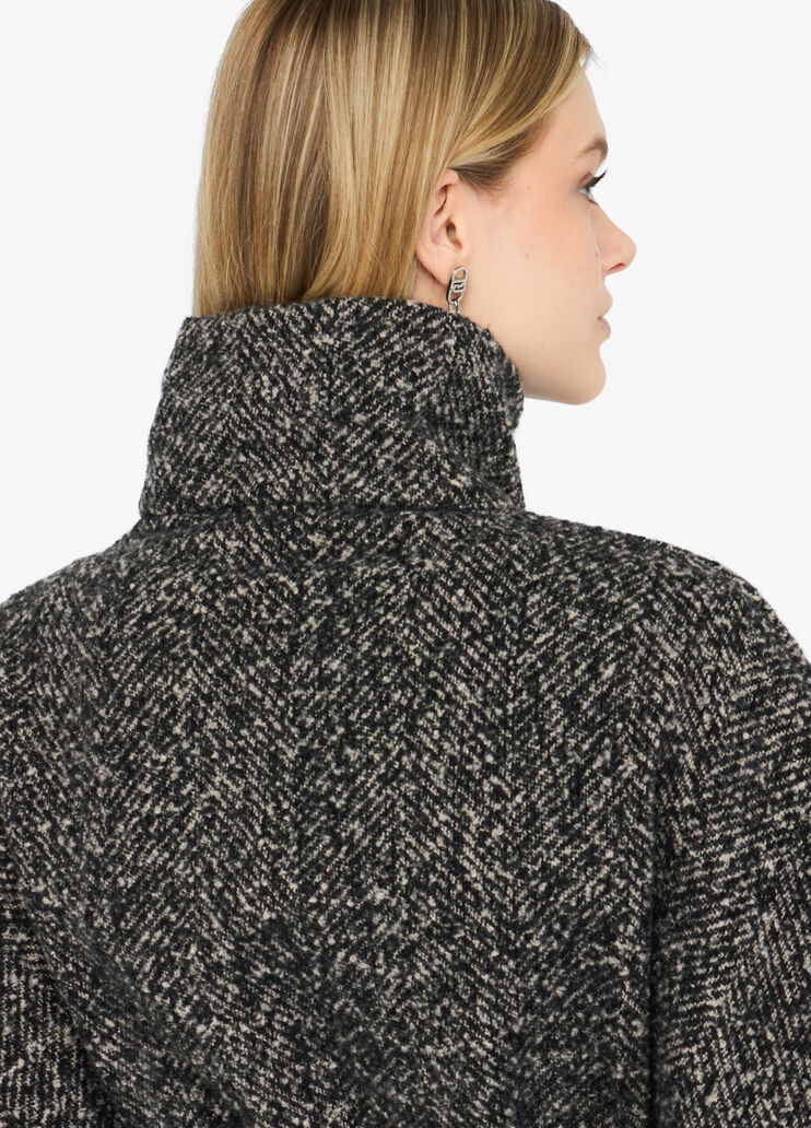 Poncho ceinturé noir Liu Jo - large image number 4