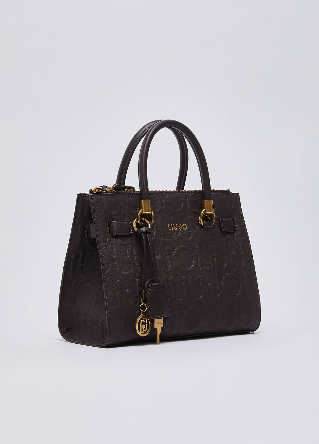 Kleine Satchel-Tasche Dunkelbraun Liu Jo - large image number 2