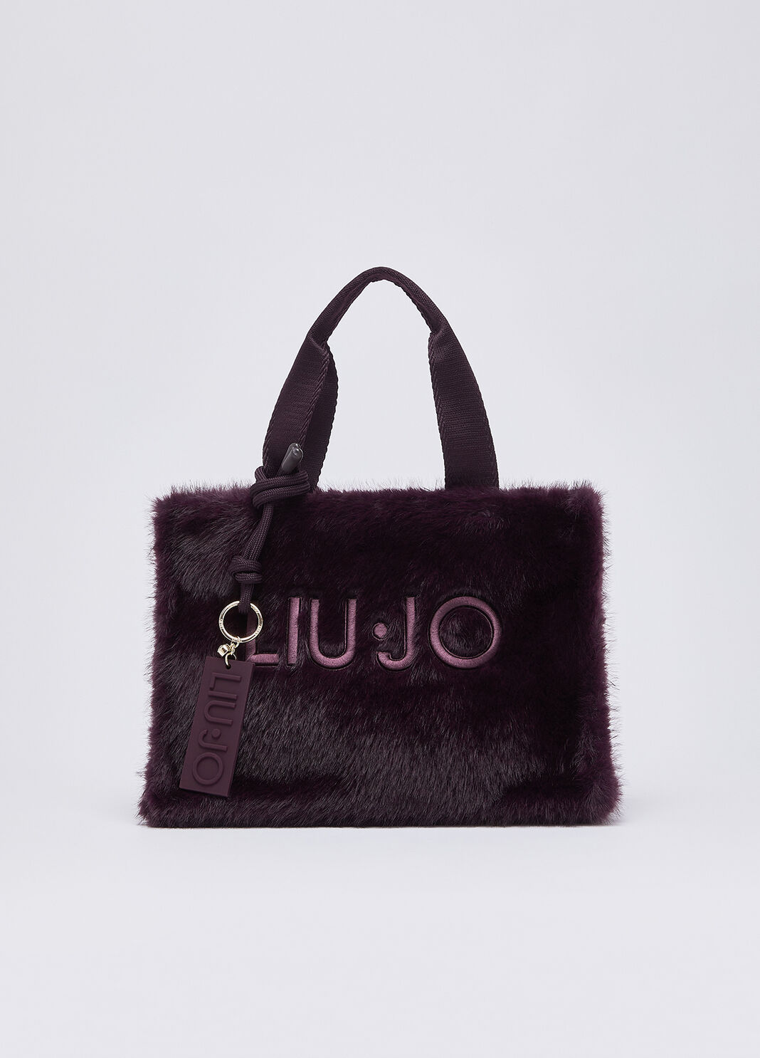 Small Teddy Tote Bag aubergine Liu Jo - large image number 1