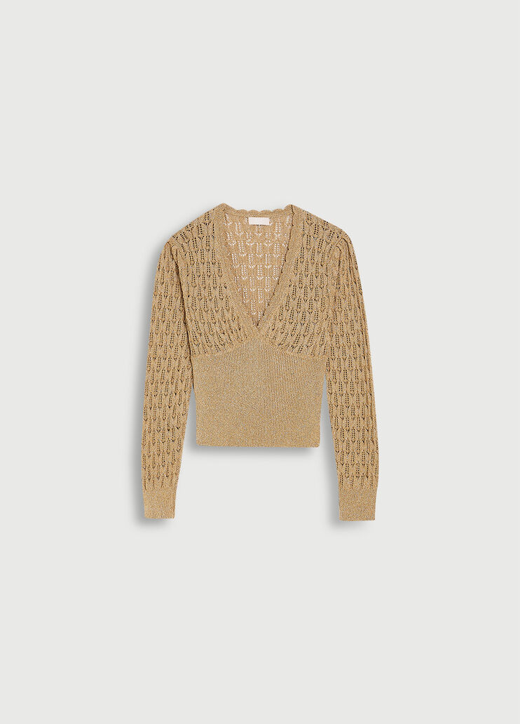 Maglia in lurex® oro Liu Jo - large image number 4