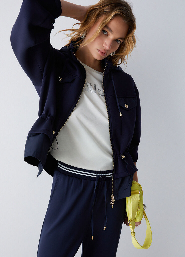 Hooded jacket dark blue Liu Jo - medium
