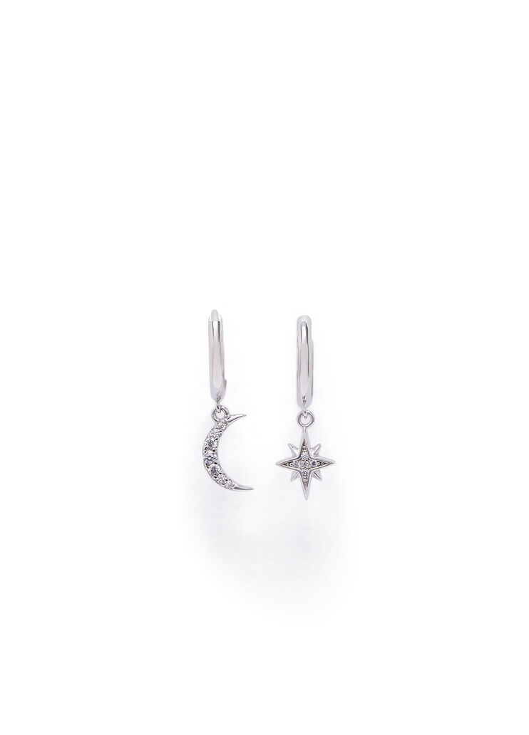 Silver Earrings with Charms silver Liu Jo - medium