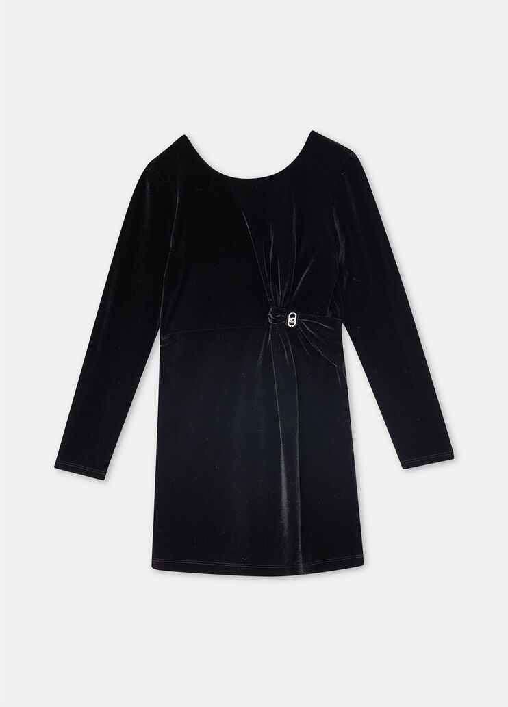 Velvet dress black Liu Jo - large image number 2 Velvet dress black Liu Jo - large image number 2