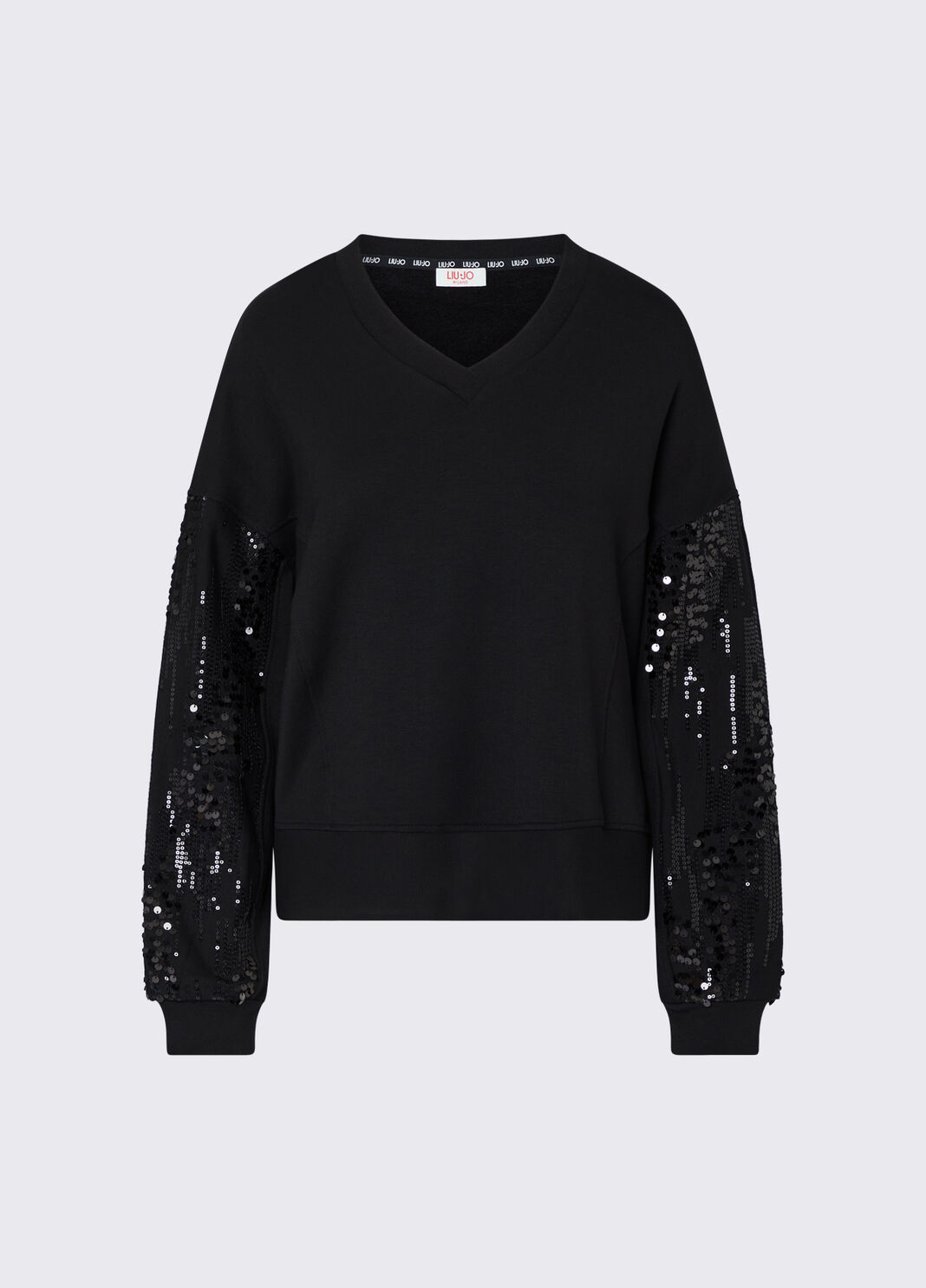 Sequin Sweatshirt black Liu Jo - large image number 6