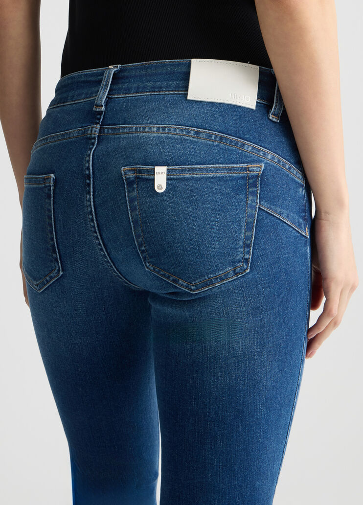 Bottom Up skinny jeans  dark denim Liu Jo - large image number 4 Bottom Up skinny jeans  dark denim Liu Jo - large image number 4