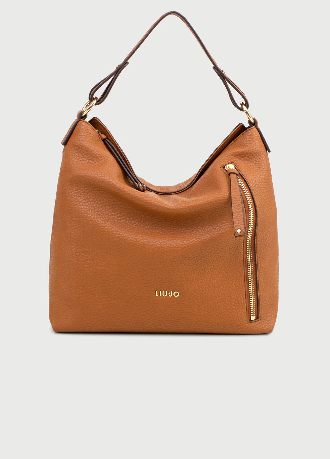 Shoulder bag with studs Brown Liu Jo - large image number 0