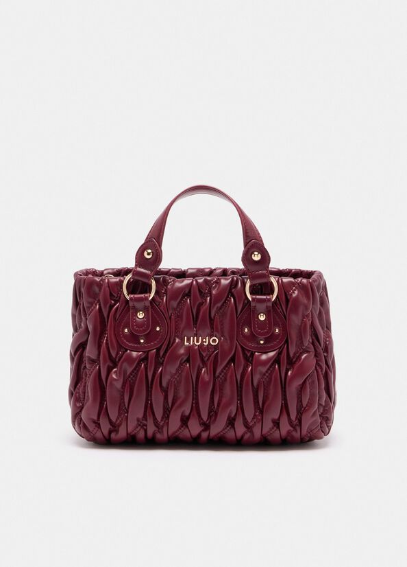 Bolso pequeño guateado  rojo Liu Jo - medium