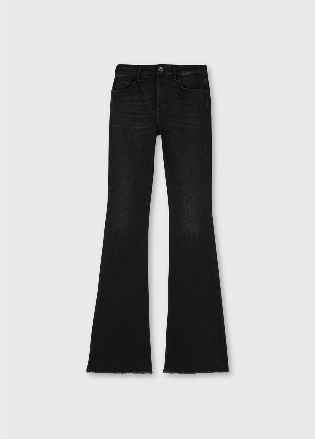 High-rise bell-bottom jeans Black denim Liu Jo - large image number 4