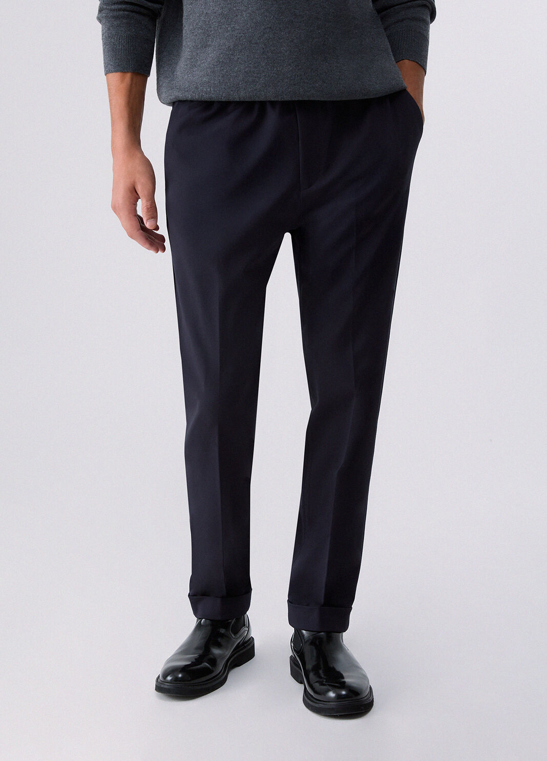 Jersey Jogger Pants dark blue Liu Jo - large image number 0