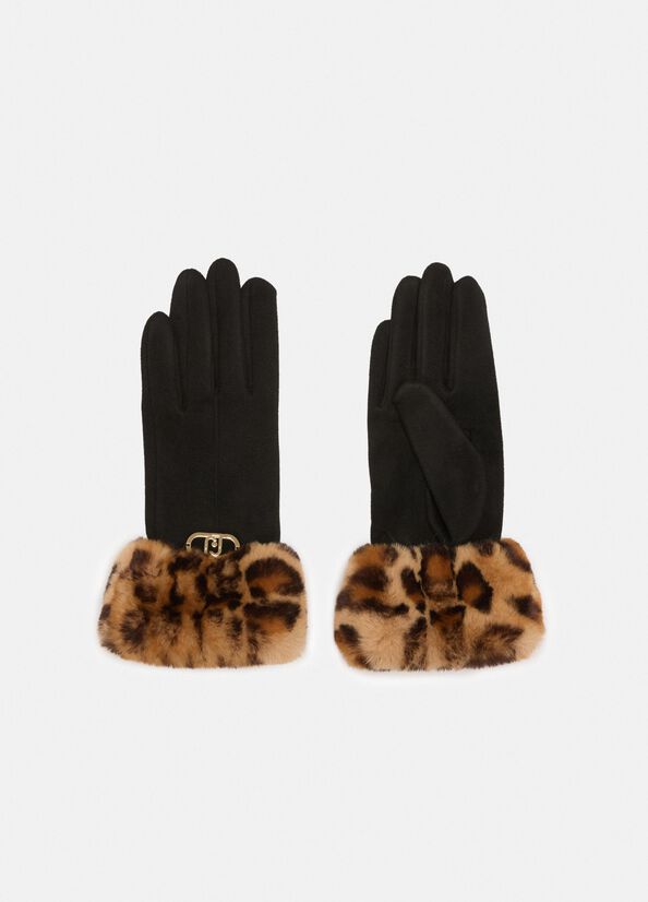Animal-print gloves animal print Liu Jo - medium