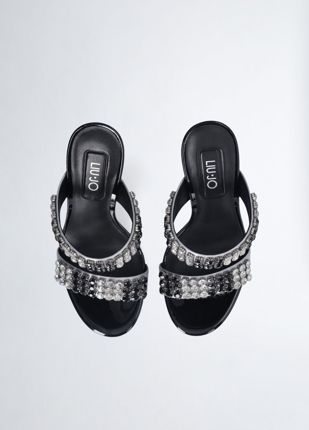 Jewel sandals with heel black Liu Jo - large image number 11
