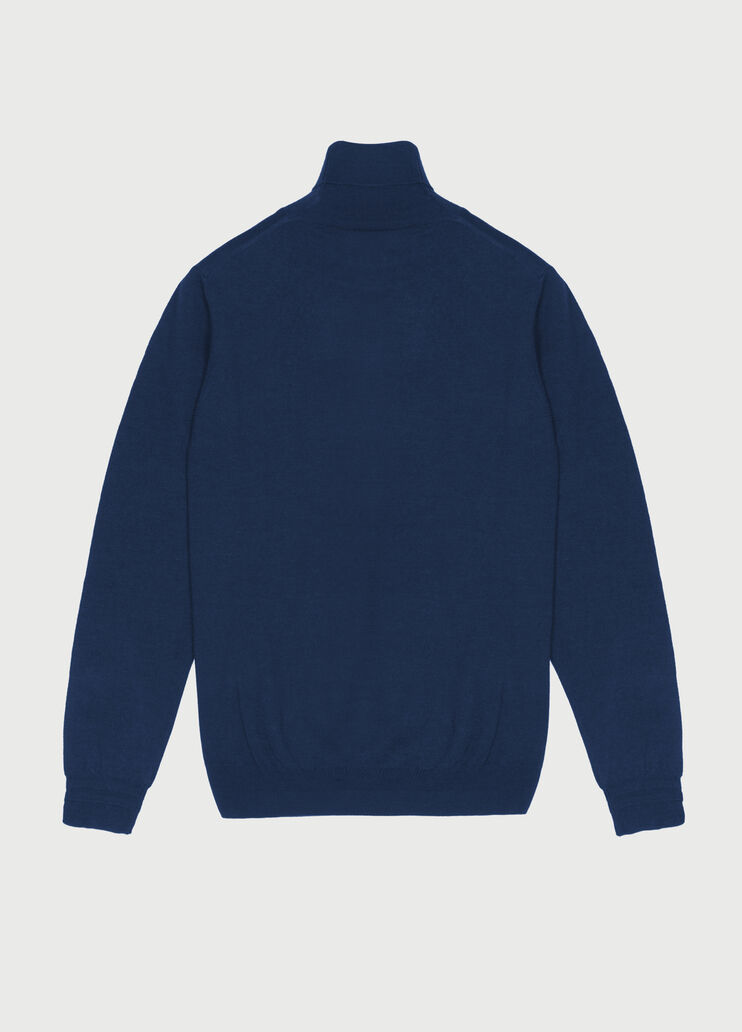 Stone wash effect turtleneck Blu scuro Liu Jo - large image number 1 Stone wash effect turtleneck Blu scuro Liu Jo - large image number 1