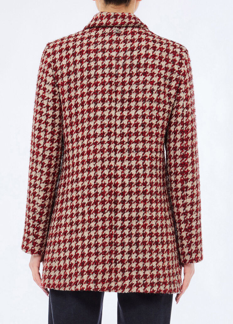 Abrigo de boucl&eacute; rojo Liu Jo - medium