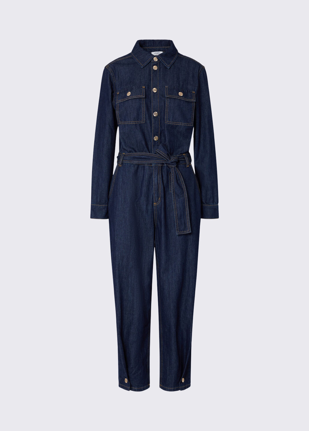 Langer Denim-Overall Normale Waschung Liu Jo - large image number 6