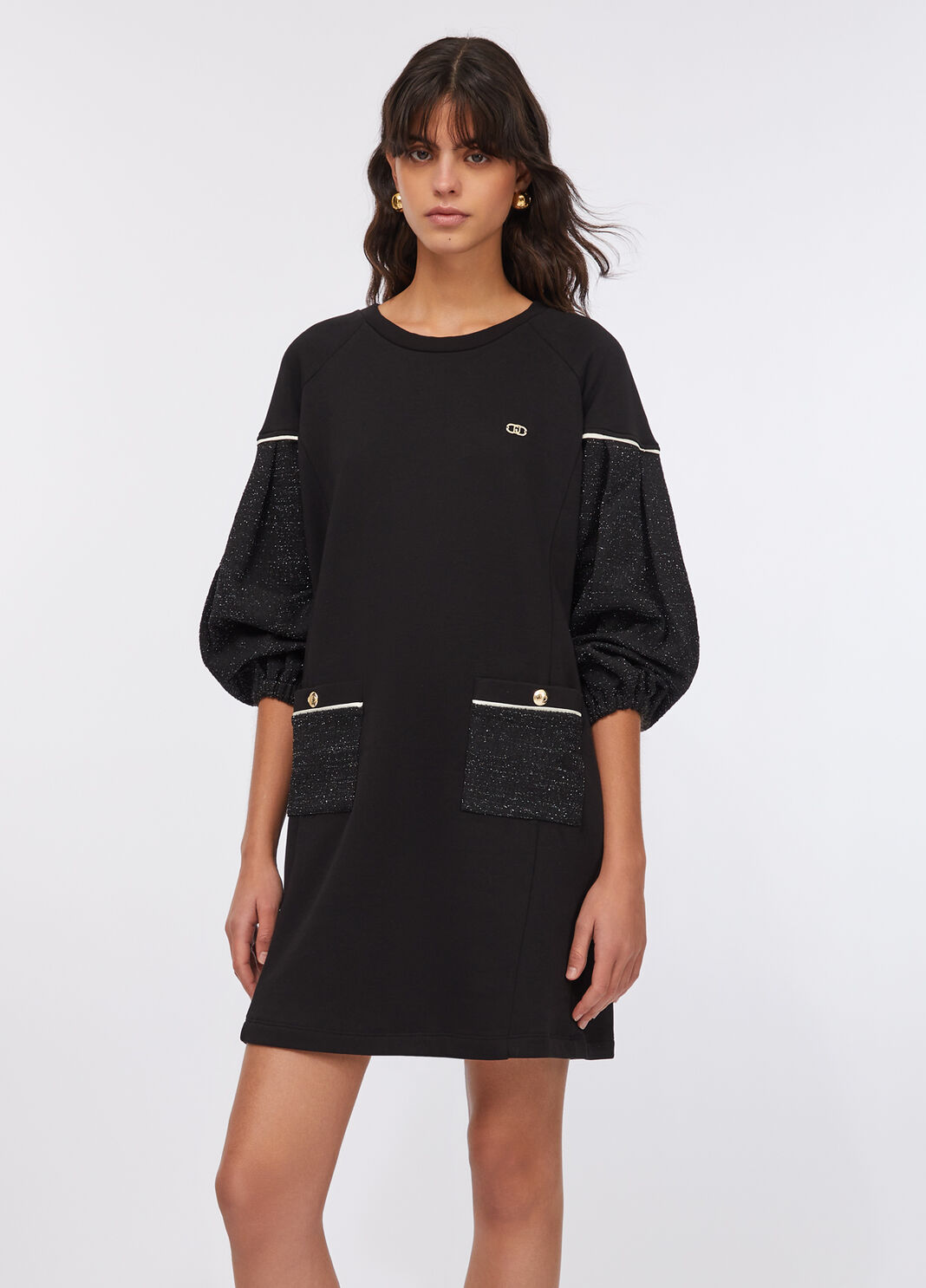 Liu Jo Better fleece dress black Liu Jo - large image number 0
