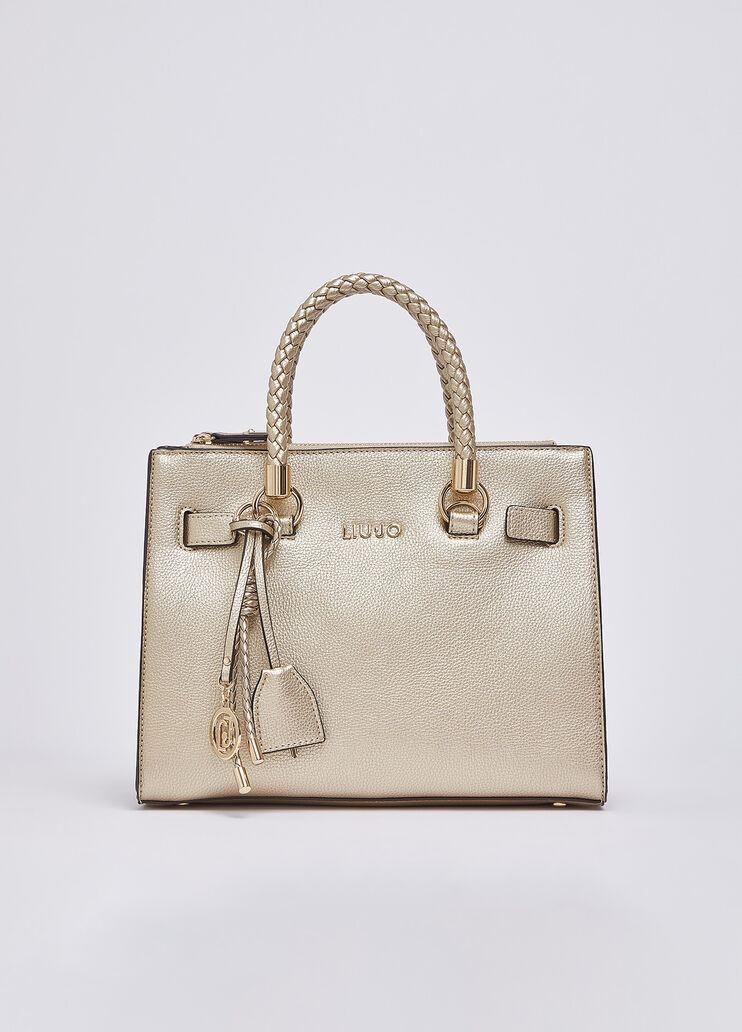 Sacoche petit format avec charms or clair Liu Jo - medium